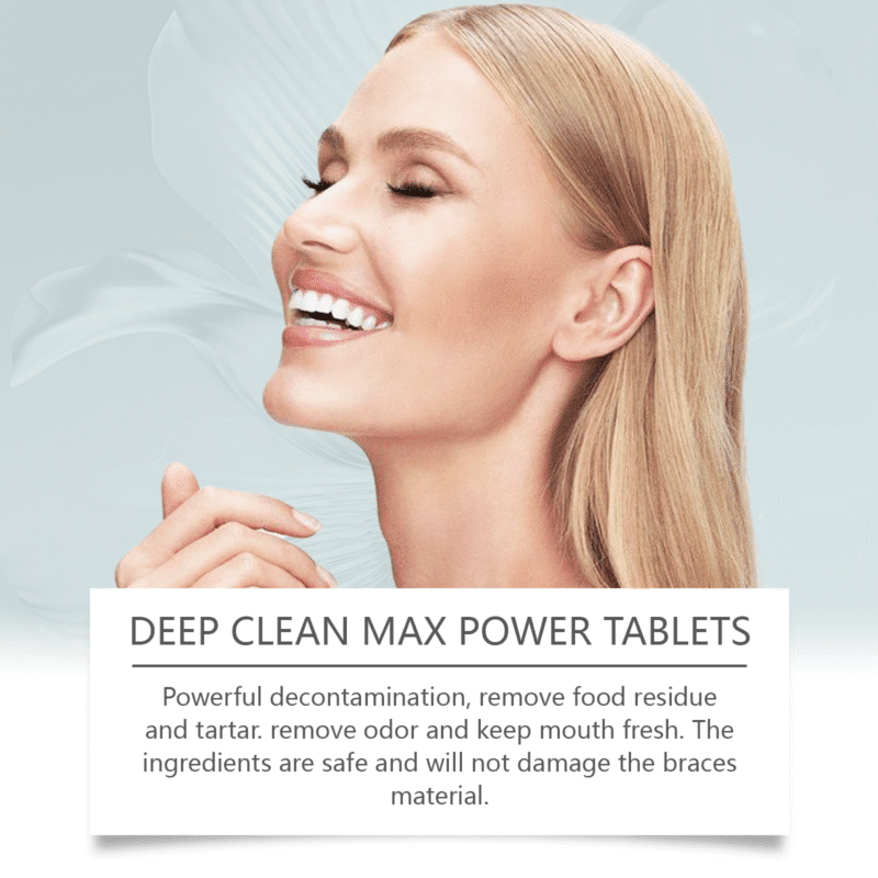Orthodontic Cleaning Tablets - Gentle Odor/Stain Removal, Braces Care & Oral Hygiene, Effervescent - Image 4