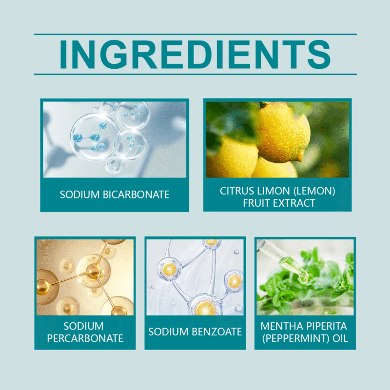 Orthodontic Cleaning Tablets - Gentle Odor/Stain Removal, Braces Care & Oral Hygiene, Effervescent - Image 5