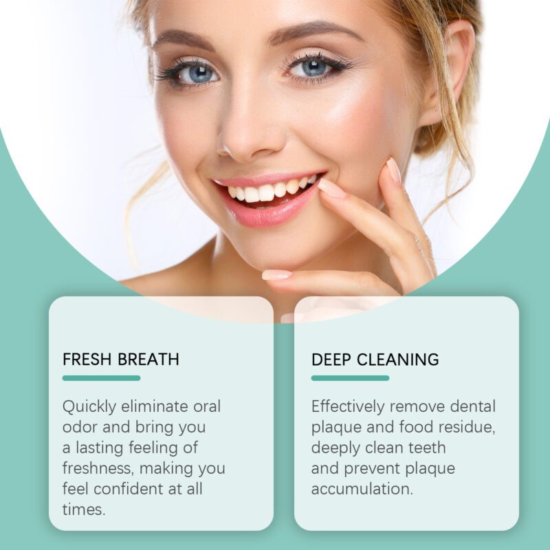 Mint Fresh Breath Powder - Daily Decontamination, Fresh Mouth & Teeth Cleaning, Powder - Image 4