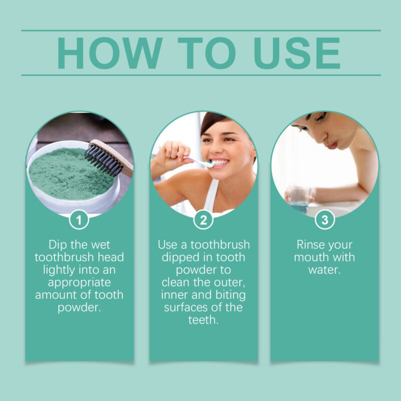 Mint Fresh Breath Powder - Daily Decontamination, Fresh Mouth & Teeth Cleaning, Powder - Image 6