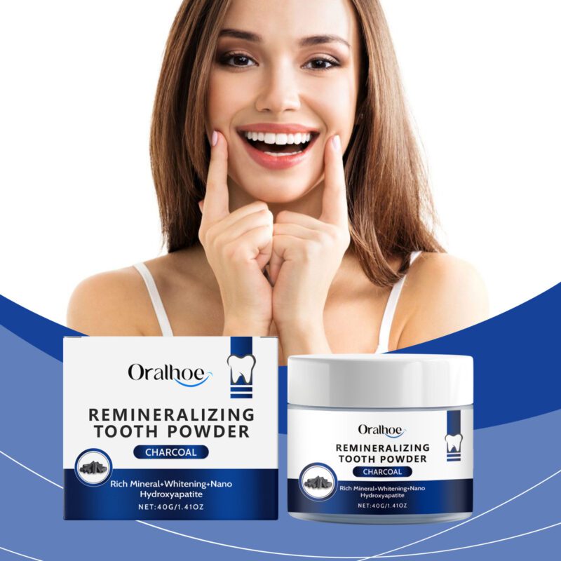 Bamboo Charcoal Powder - Gentle Daily Care, Teeth Cleaning & Oral Hygiene, Charcoal Powder - Image 2