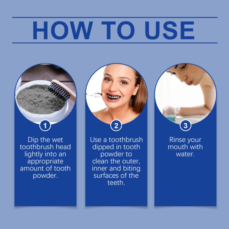 Bamboo Charcoal Powder - Gentle Daily Care, Teeth Cleaning & Oral Hygiene, Charcoal Powder - Image 6