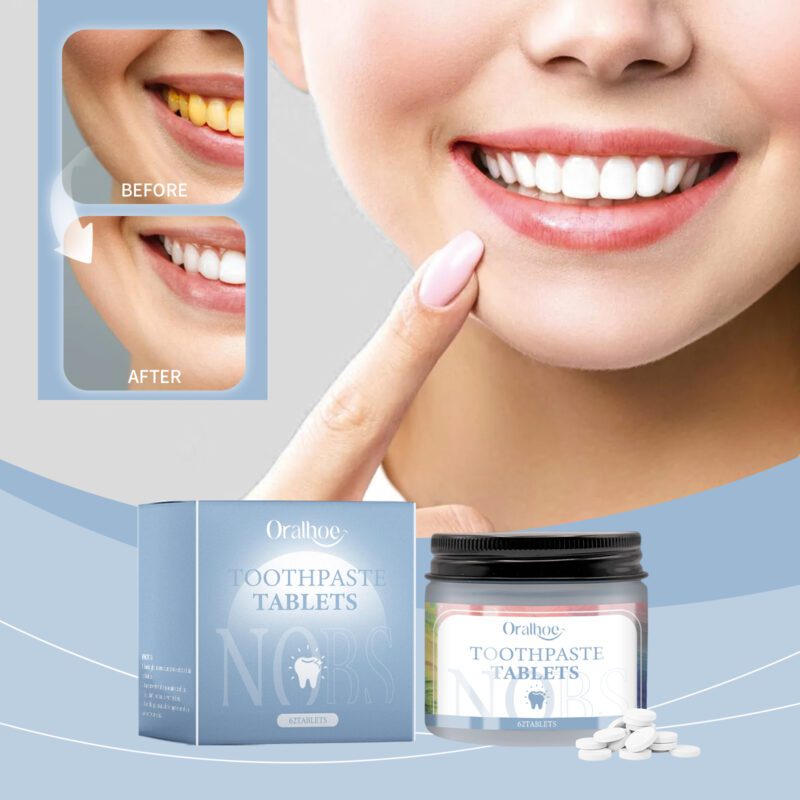Tooth Tablets - Gentle Dirt Removal, Enamel Care & Fresh Breath, Dental Hygiene - Image 2