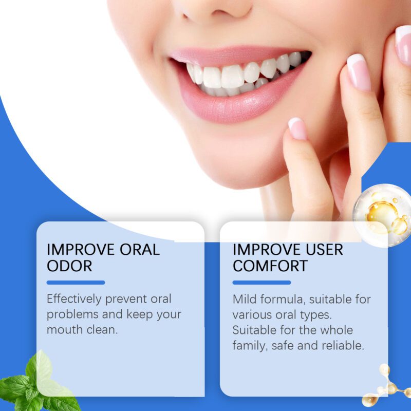 Dental Mouthwash - Daily Yellow Stain Removal, Fresh Teeth & Bad Breath Care, Mouth Rinse - Image 4