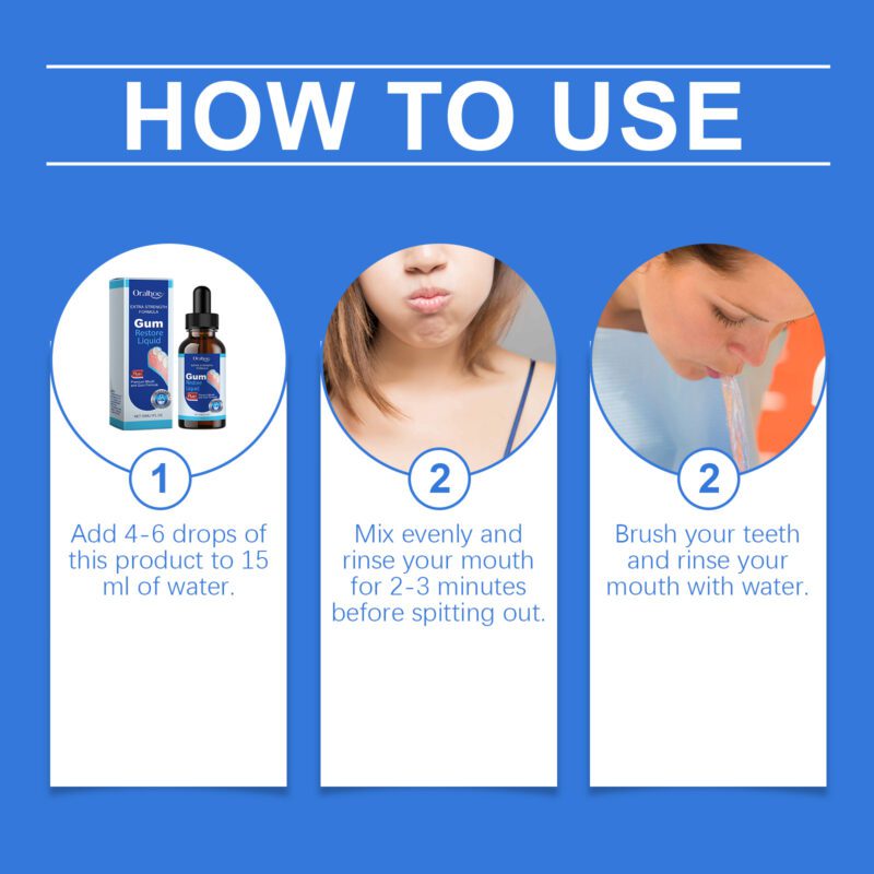 Dental Mouthwash - Daily Yellow Stain Removal, Fresh Teeth & Bad Breath Care, Mouth Rinse - Image 6
