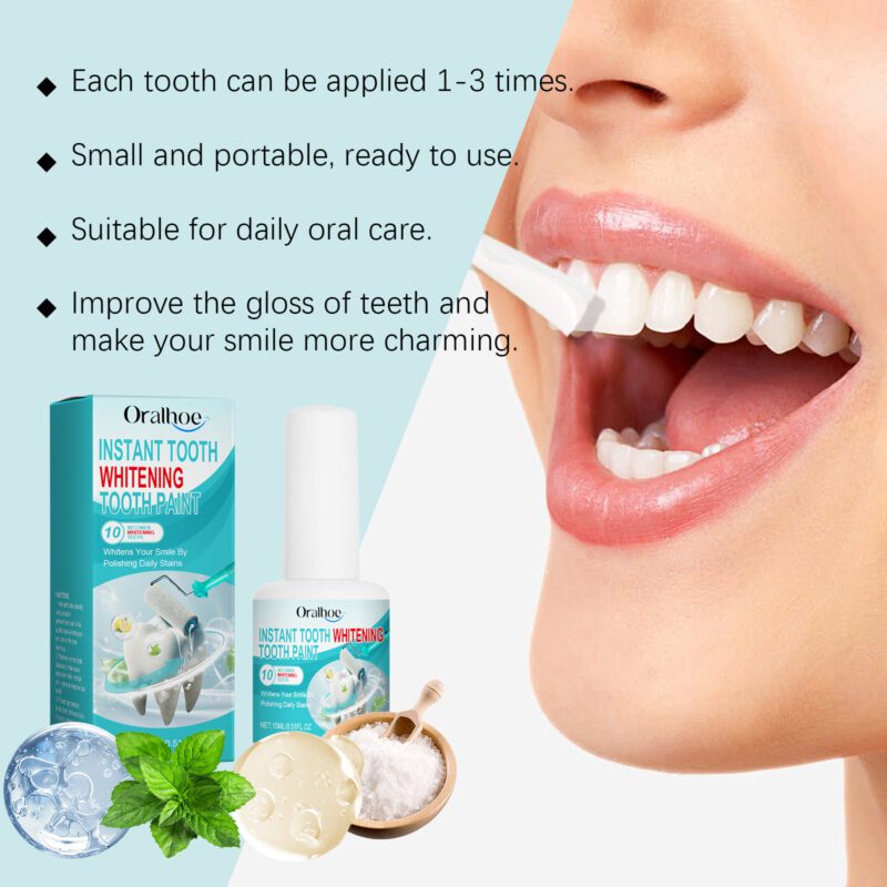 Tooth Cleaning Paint - Tartar Removal, Long-Lasting Freshness & Natural Shine, Hygiene Care - Image 3