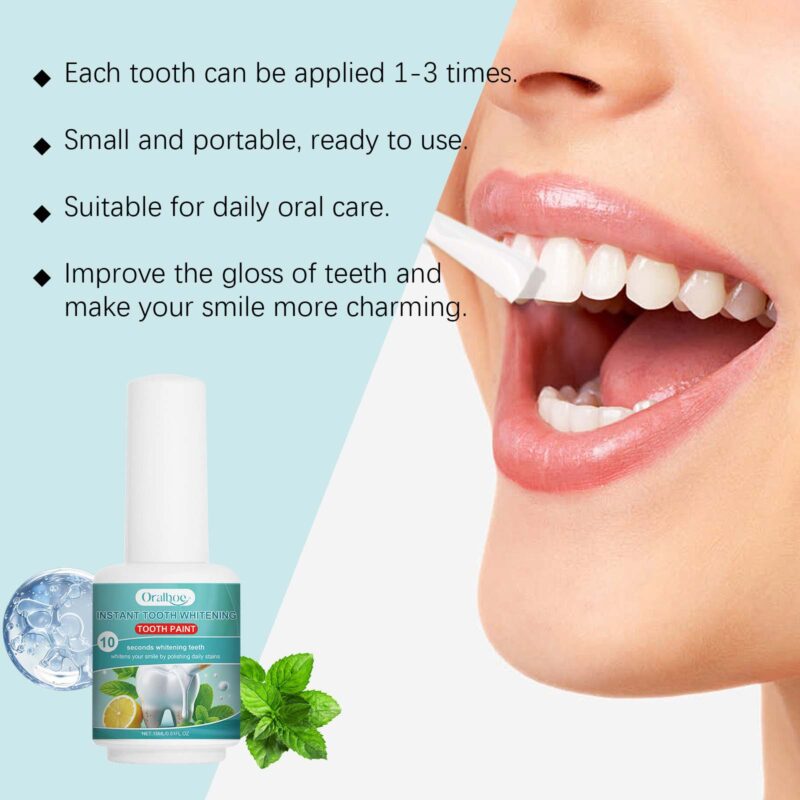 Tooth Paint - Gentle Tartar Cleaning, Long-Lasting Freshness & Natural Shine, Dental Care - Image 3