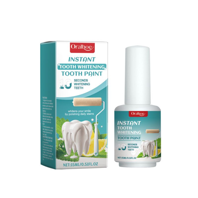 Instant Whitening Paint - Tartar Removal, Teeth Brightening & Long-Lasting Freshness, Dental Care