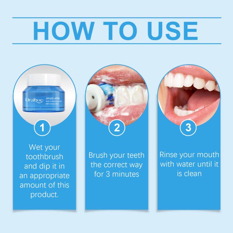 Teeth Cleaning Powder - White Smile, Oral Care & Stain Removal, Dental Powder - Image 5