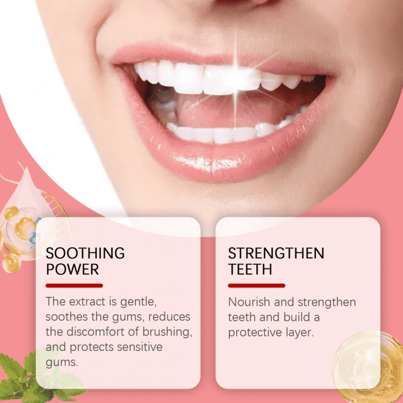 Oralhoe Probiotic Toothpaste for sensitive gums and teeth whitening with natural ingredients