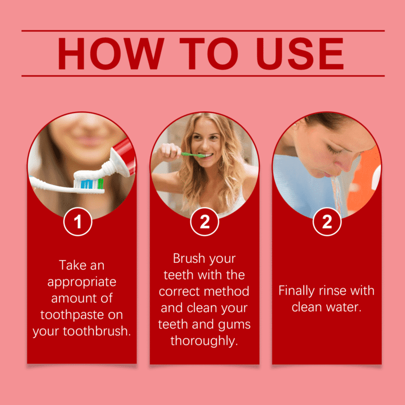 Oralhoe Probiotic Toothpaste for sensitive gums and teeth whitening with natural ingredients