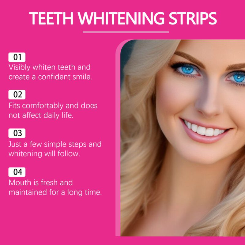 Teeth Whitening Adhesive - Portable Stain Removal, Tartar Control & Yellowing Treatment, Oral Care - Image 3
