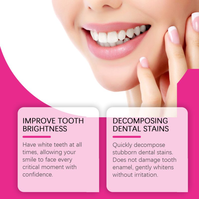 Teeth Whitening Adhesive - Portable Stain Removal, Tartar Control & Yellowing Treatment, Oral Care - Image 4
