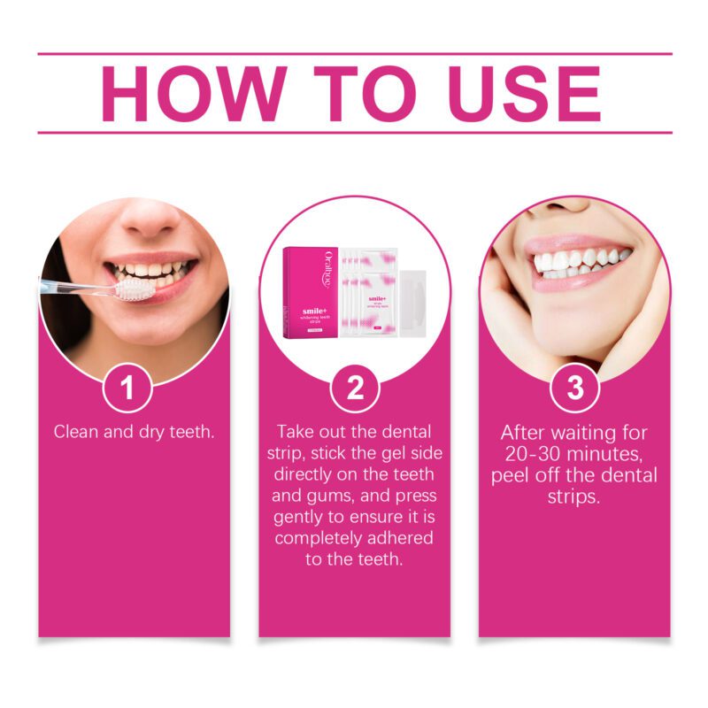 Teeth Whitening Adhesive - Portable Stain Removal, Tartar Control & Yellowing Treatment, Oral Care - Image 5
