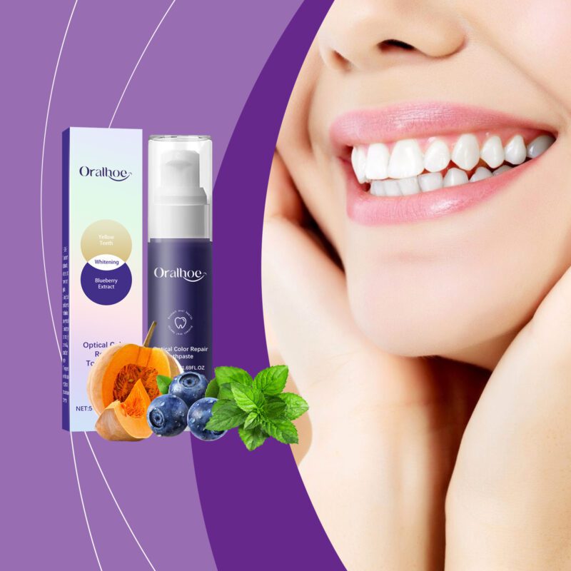 Purple Shine Toothpaste - Smoke/Stain Removal, Gloss Teeth & Fresh Mouth, Dental Care - Image 2