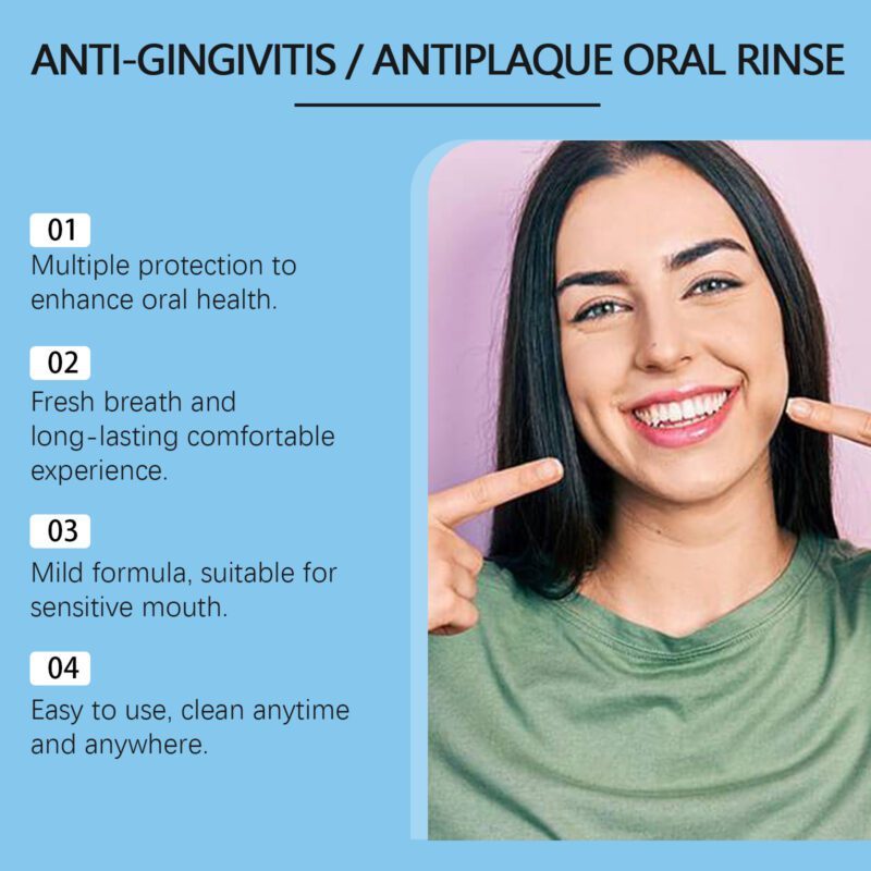 Multi-Protection Mouthwash - Bad Breath/Stain Care, Daily Oral Hygiene & Fresh Mouth, Mouthwash - Image 4