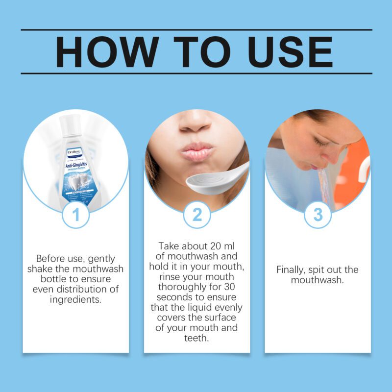 Multi-Protection Mouthwash - Bad Breath/Stain Care, Daily Oral Hygiene & Fresh Mouth, Mouthwash - Image 6