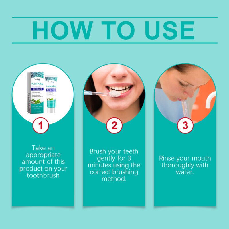 Dental Care Toothpaste - Yellow Teeth/Stain/Dirt Removal, Mild Fresh Formula, Toothpaste - Image 6