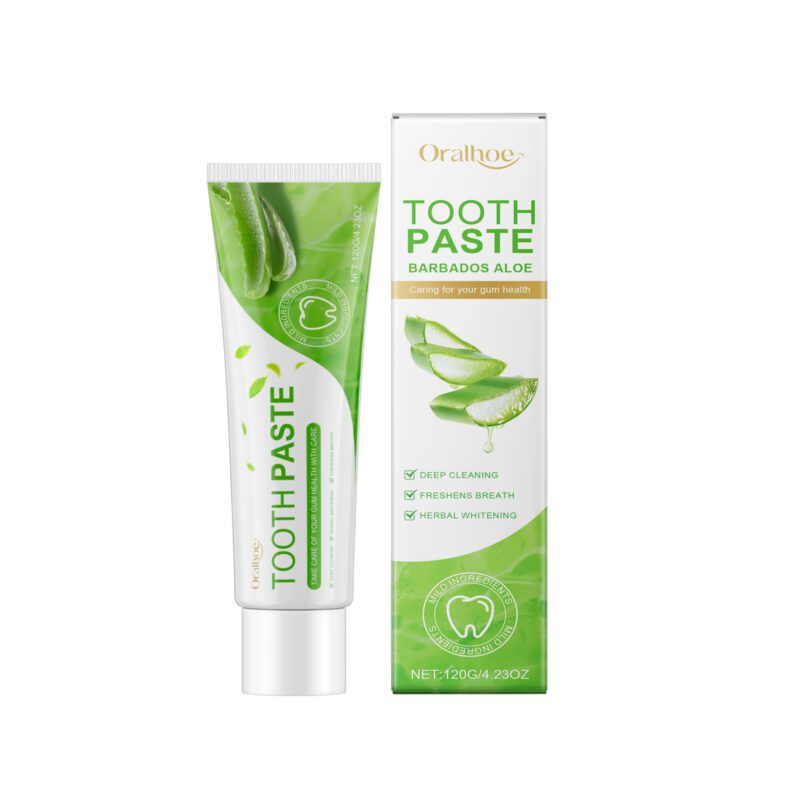 Aloe Cleaning Toothpaste - Enamel Protection, Odor/Stain Removal & Dental Care, Toothpaste