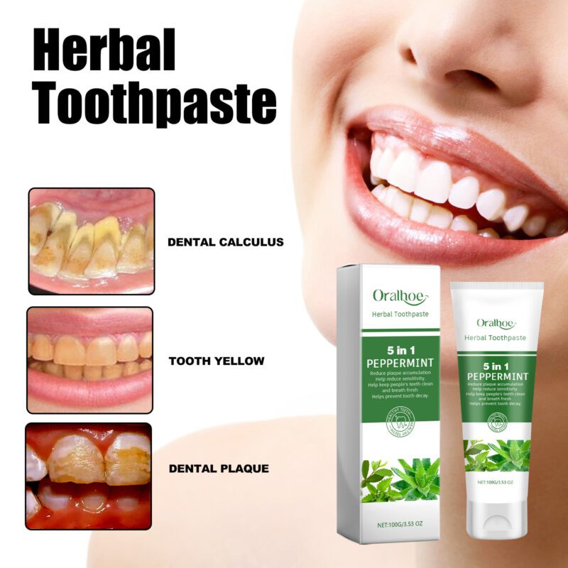 Aloe Whitening Toothpaste - Odor/Stain Removal, Fresh Breath & Teeth Brightening, Toothpaste - Image 3