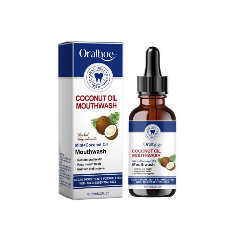Oralhoe Coconut Oil Mouthwash - Oral Hygiene & Fresh Breath