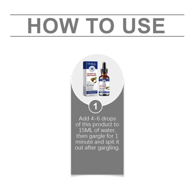 Oralhoe Coconut Oil Mouthwash - Oral Hygiene & Fresh Breath - Image 6