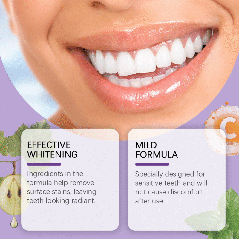Purple Teeth Pen - Smoke/Tea Stain Removal, Fresh Breath & Gentle Cleaning, Portable Care - Image 3