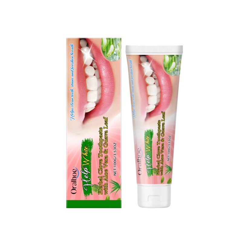 Brightening Toothpaste - Herbal Stain Removal, Fresh Breath & Teeth Whitening, Oral Care