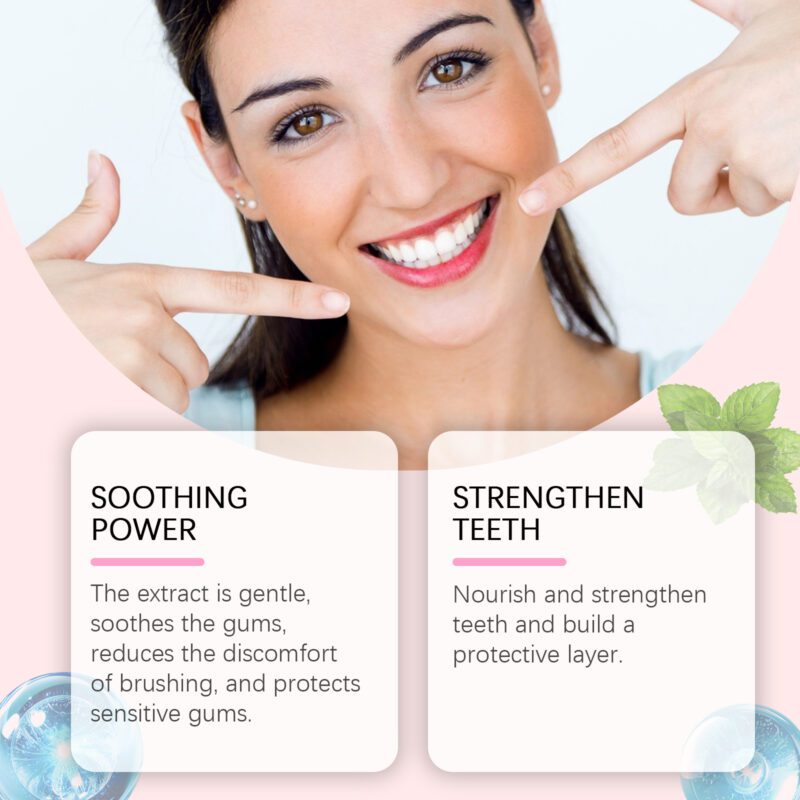 Brightening Toothpaste - Herbal Stain Removal, Fresh Breath & Teeth Whitening, Oral Care - Image 3