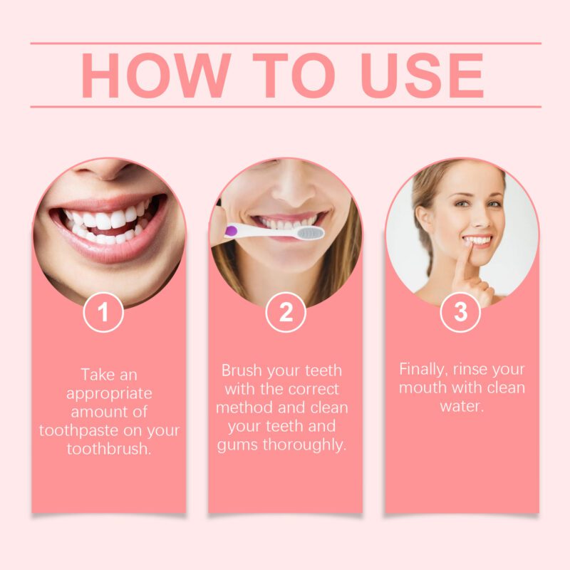 Brightening Toothpaste - Herbal Stain Removal, Fresh Breath & Teeth Whitening, Oral Care - Image 6