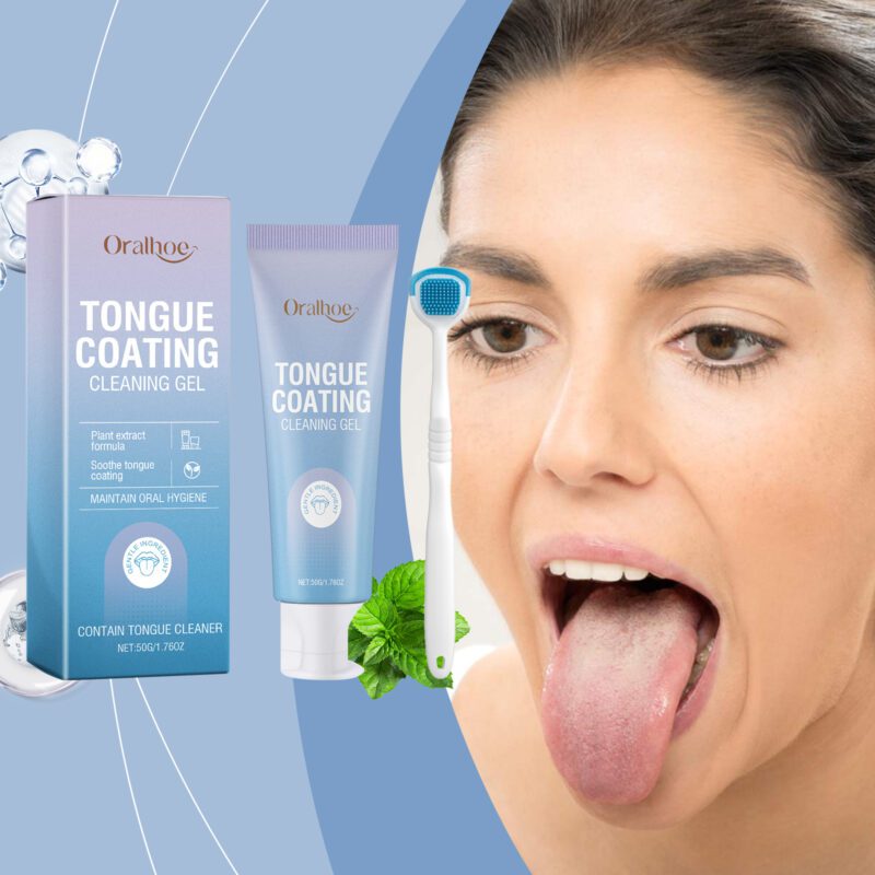 Tongue Cleaning Gel - Gentle Coating Removal, Hygiene Care & Fresh Breath, Oral Care - Image 2