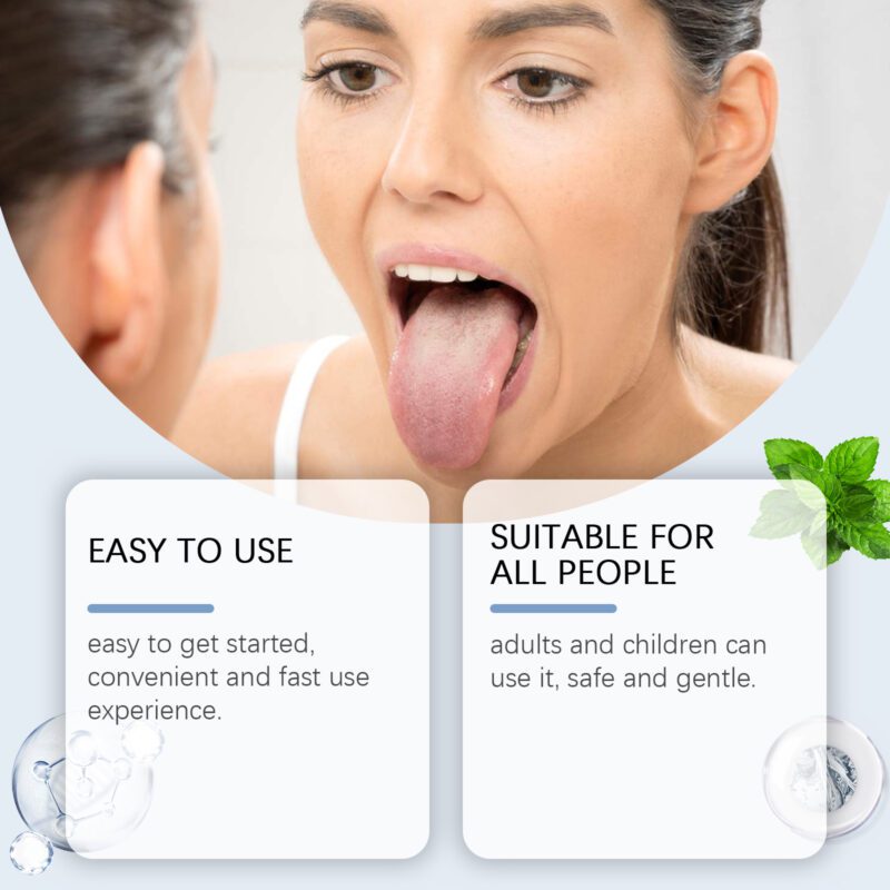 Tongue Cleaning Gel - Gentle Coating Removal, Hygiene Care & Fresh Breath, Oral Care - Image 3