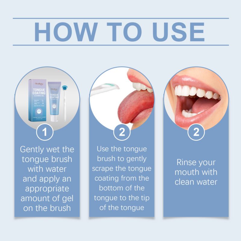 Tongue Cleaning Gel - Gentle Coating Removal, Hygiene Care & Fresh Breath, Oral Care - Image 6