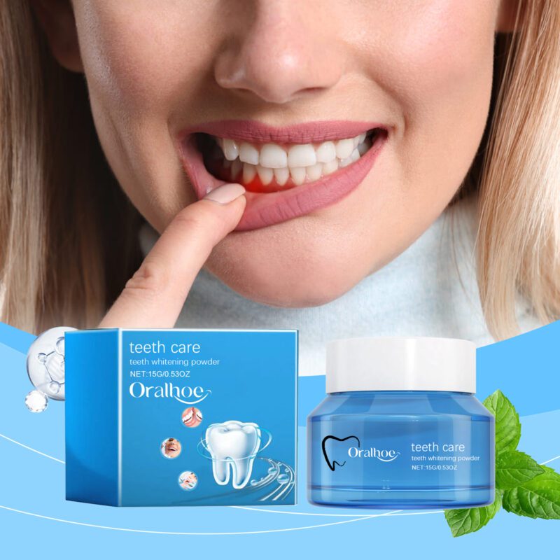 Tooth Cleaning Powder - Gentle Stain Removal, Fresh Breath & Dental Care, Oral Powder - Image 2