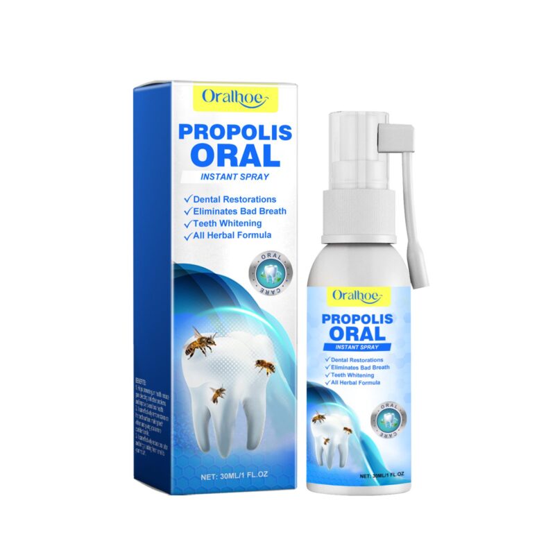 Oralhoe Propolis Oral Spray for Gum Protection, Stain Removal & Fresh Breath