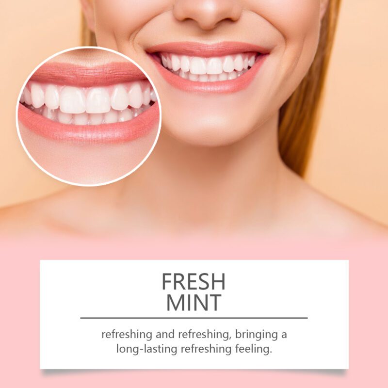 Tooth Brightening Toothpaste - Yellow Stain Removal, Fresh Mouth & Mint Care, Toothpaste - Image 3