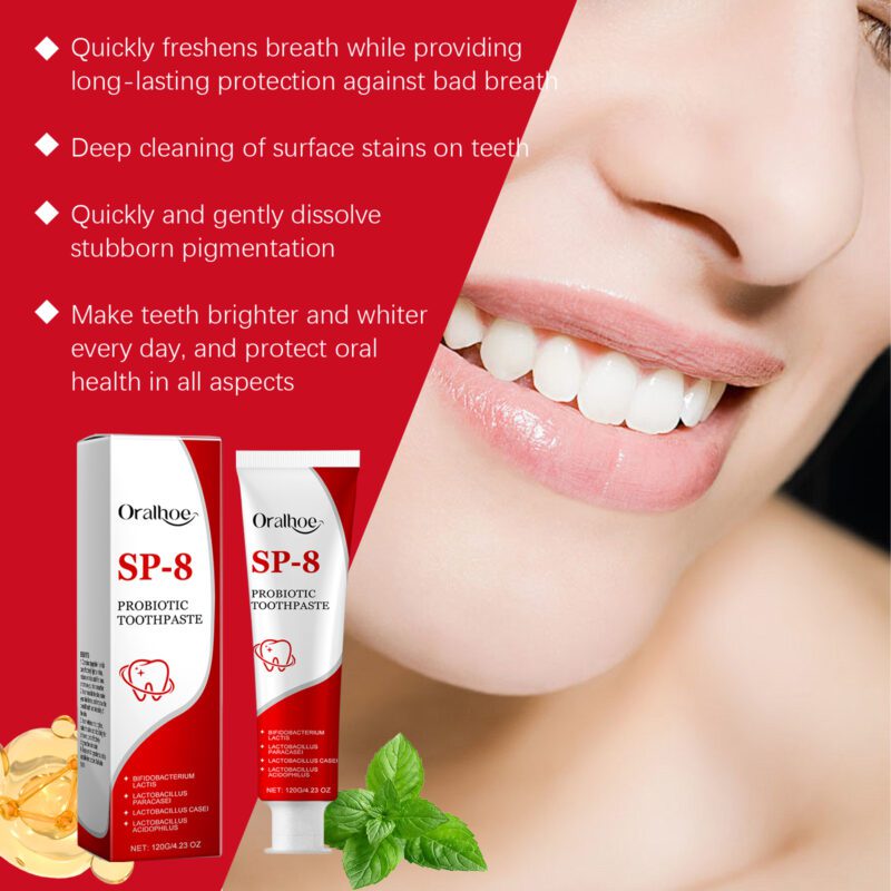Mint Cleaning Toothpaste - Gentle Yellow Teeth/Dirt Cleaning, Lasting Freshness, Toothpaste - Image 3