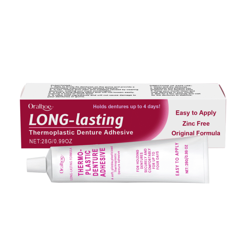 Denture Fixing Adhesive - Improved Comfort, Gum Care & Thermoplastic Fixation, Denture Adhesive